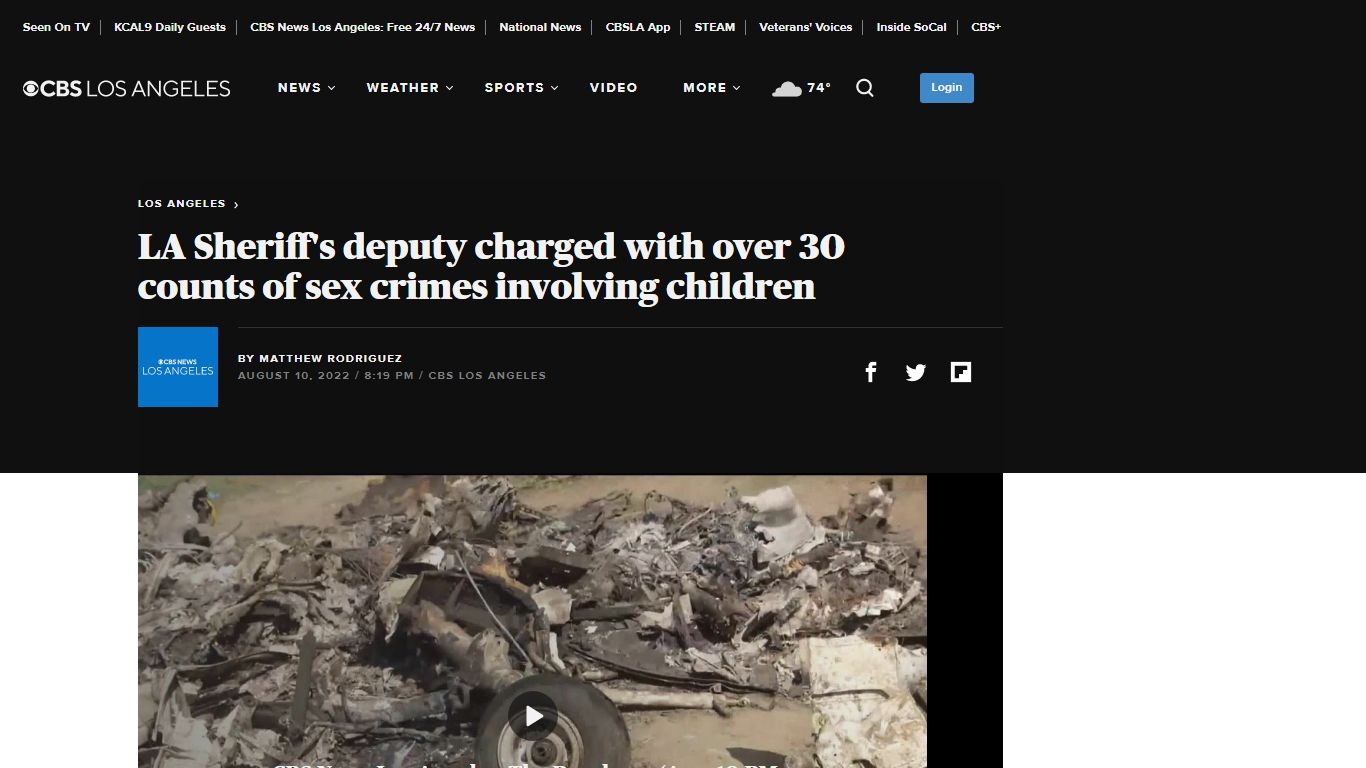 LA Sheriff's deputy charged with over 30 counts of sex crimes involving ...